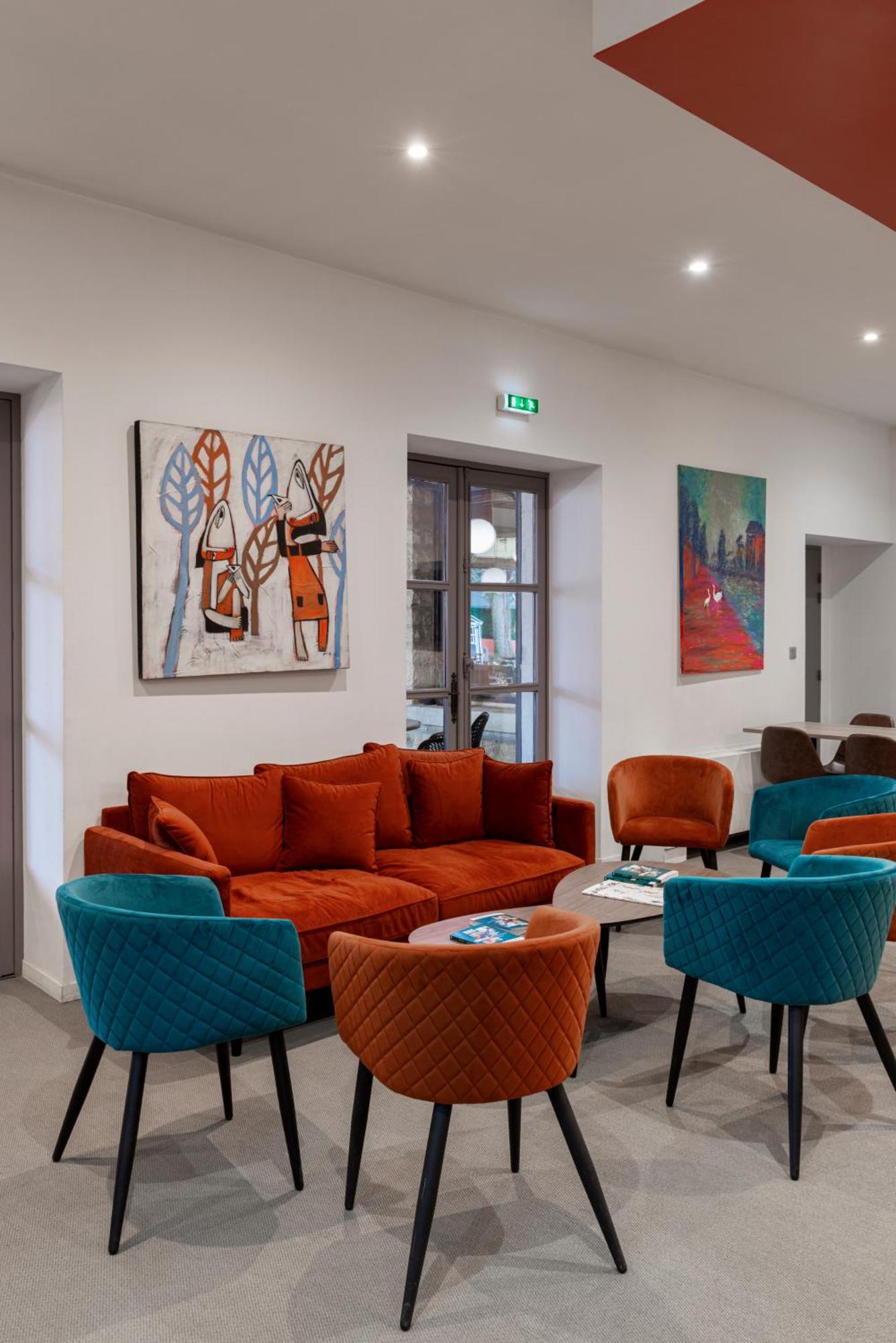 Logis Hotel-Restaurant Saint Romain Анс Экстерьер фото